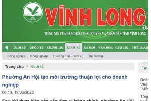 Phường An Hội tạo môi trường thuận lợi cho doanh nghiệp
